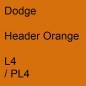 Preview: Dodge, Header Orange, L4 / PL4.